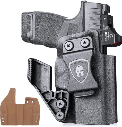 Springfield Armory Hellcat Osp Rdp Hybrid Kydex Leather Lined Iwb Holsters With Red Dot Optics