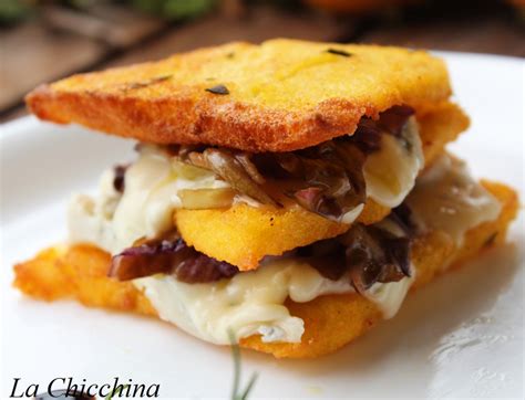 Millefoglie Di Polenta Con Radicchio E Gorgonzola Ricetta Ed