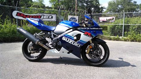 2005 Suzuki Gsxr 750 Anniversary Edition Sport Bike