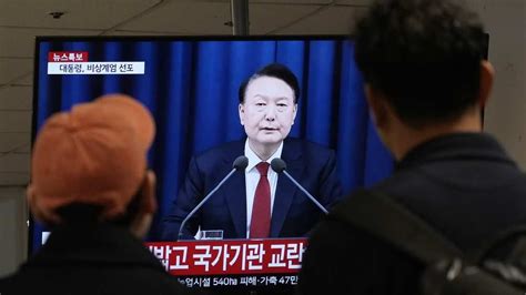 Presidente De Corea Del Sur Yoon Suk Yeol Declara Ley Marcial En El País