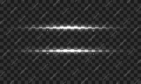 premium vector vector white transparent light streak lens flare effect
