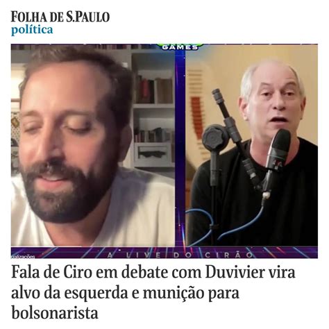 Folha De S Paulo On Twitter Ciro Gomes PDT Tornou Se Alvo De