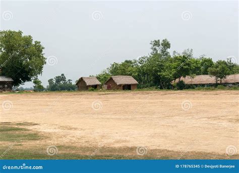 Picture Of A Small Village Inhabited By Tribals Stock Image Image Of