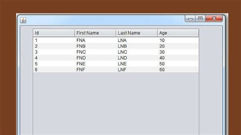 Java Populate Jtable From Arraylist In Java C Java Php