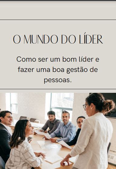 Curso Completo Lideran A E Gest O De Pessoas Na Pr Tica Baob