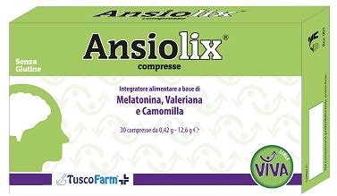 Ansiolix Compressa Integratori Per La Regolazione Del Sonno E Stress