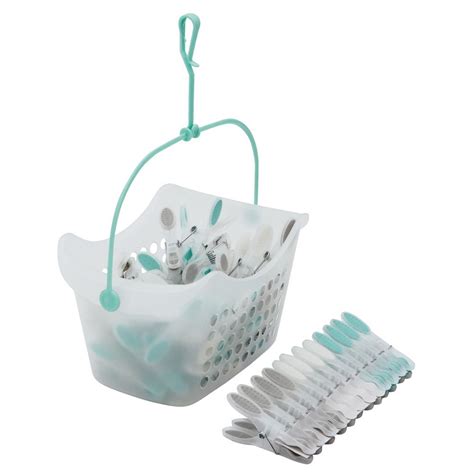 72 Soft Grip Pegs And Peg Basket Jvl Homeware Solutions