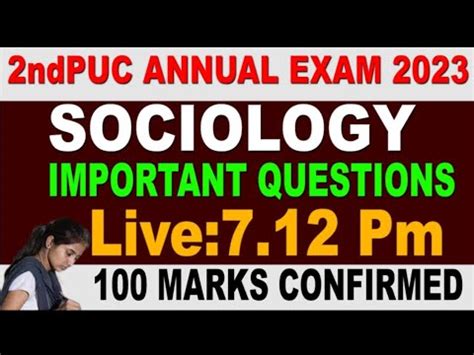 Ndpuc Annual Exam Sociology Marks Fixed Questions