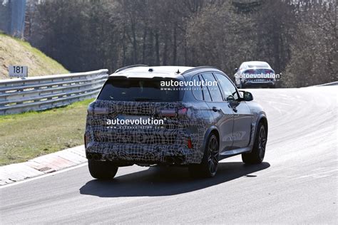 Bmw X M Facelift Spied While Driven Hard On The Nurburgring It