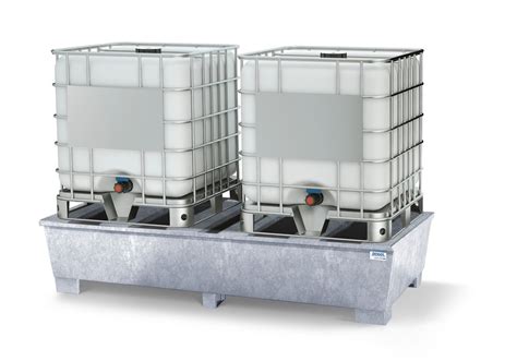 Bac De R Tention Base Line En Acier Pour Cuves Litres Ibc