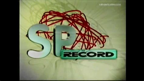 Vinheta De Intervalo Sp Record 2005 Youtube