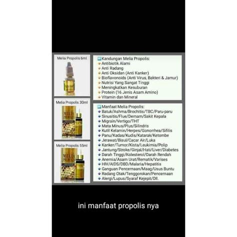 Jual Melia Propolis 6ml Shopee Indonesia