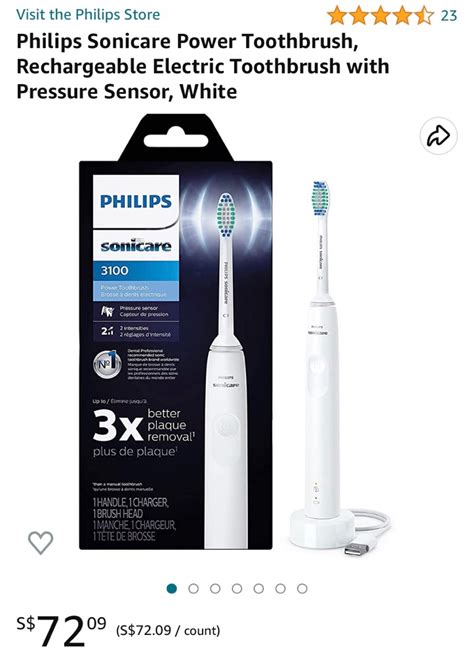 Philips Sonicare Electric Power Toothbrush, Beauty & Personal Care ...