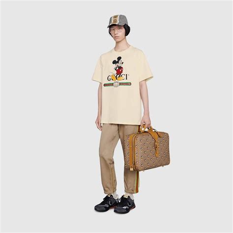 5 5 DISNEY X GUCCI Disney X Gucci Oversize T Shirt 650 White Cotton