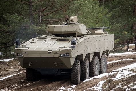 SNAFU Prototype Of Slovak Patria AMV 8x8 Armored Fitted With 30mm