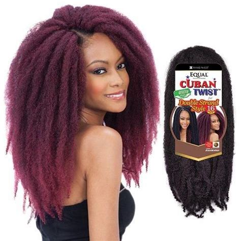 Freetress Equal Synthetic Hair Braids Double Strand Style Cuban Twist