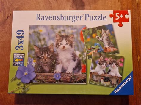 NEU Puzzle Süsse Samtpfötchen Katzen 3x49 Kaufen auf Ricardo