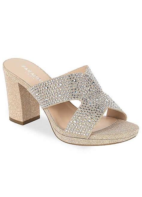 The Absolutely Fabulous Patsy Mules Are Crystal Adorned Slip Ons The