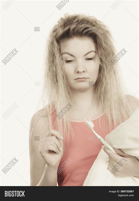 Goofy Blonde Woman Image Photo Free Trial Bigstock