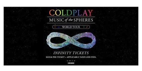 Coldplay Infinity Tickets Vouchers Event Tickets On Carousell