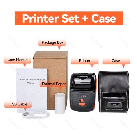 GZQIANJI 58mm POS Thermal Receipt Printer USB Bluetooth Interface