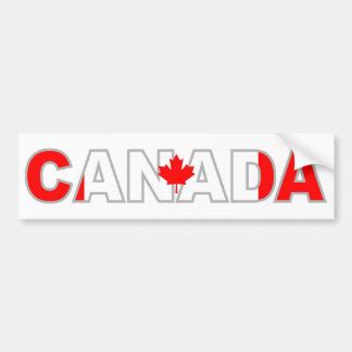 Canadian Flag Stickers, Canadian Flag Custom Sticker Designs