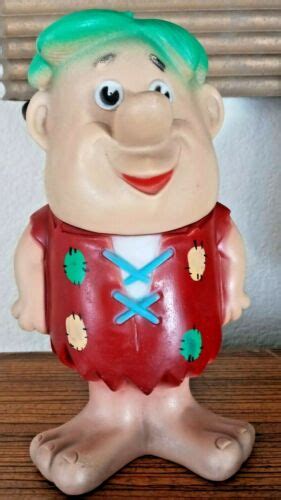 1960s Flintstones Barney Rubble Vinyl Figure Squeeze Toy Hanna Barbera Europe Antique Price