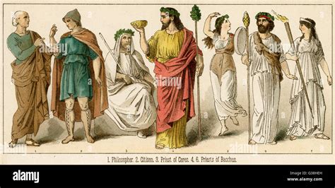 Ancient Greek Costume Stock Photo - Alamy