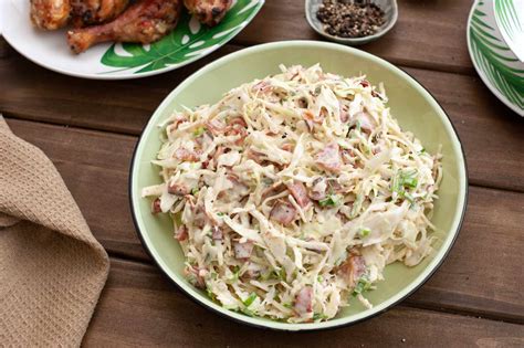 Crunchy Cabbage Salad With Bacon Recipe