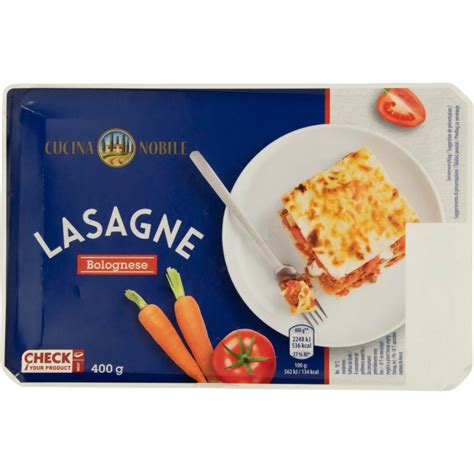 ROKSH Pizza Fertiggerichte CUCINA NOBILE Lasagne Bolognese 400g