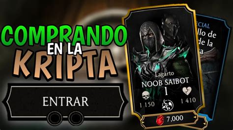 Jugando La Kripta Para Conseguir A Noob Saibot Y El Colmillo De