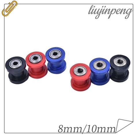 Liujinpeng 1pcs 8mm 10mm Chain Roller Slider Tensioner Wheel Guide