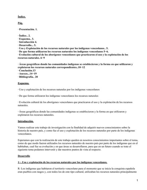 Comunidades Ind Genas Uso Y Explotaci N De Los Recursos Naturales