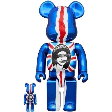 BE RBRICK Sex Pistols God Save The Queen Chrome Ver 100 400 MEDICOM TOY Tokyo Otaku