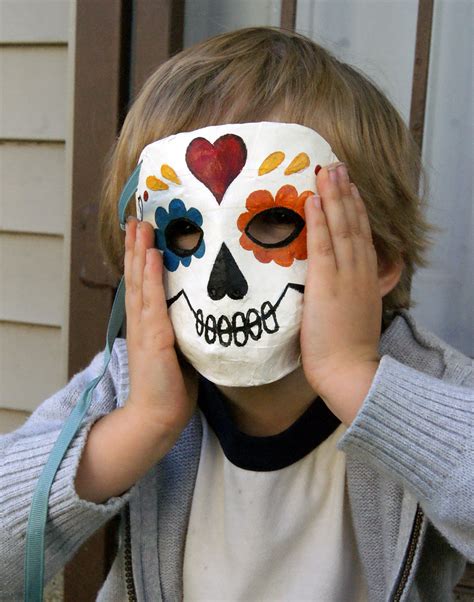 Papier-Mache Sugar Skull Masks - Starving Artist Designs