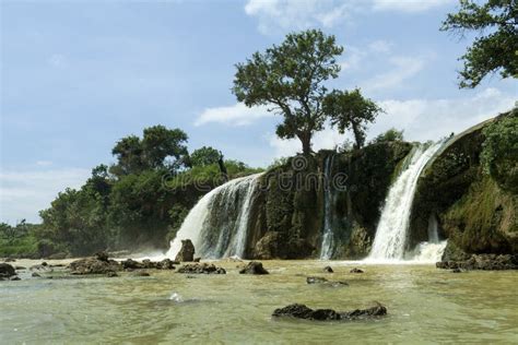 Toroan Waterfall in Sampang, Madura Island Stock Image - Image of fresh ...