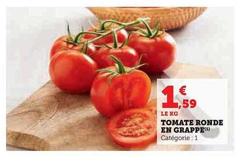 Promo Tomate Ronde En Grappe Chez Hyper U ICatalogue Fr