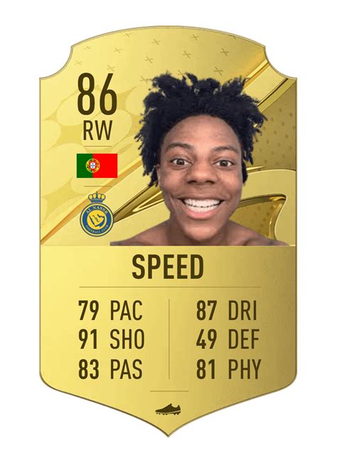 Gold And Team Of The Year Fifa Card R Ishowspeed