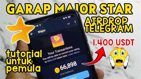 Cara Garap Major Airdrop Telegram Untuk Pemula Airdrop Major Star