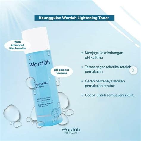 Jual Wardah Lightening Face Toner 125 Ml Shopee Indonesia