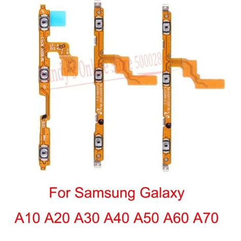 Power Switch On Off Volume Key Button Flex Cable For Samsung Galaxy A10 A20 A30 A40 A50 A60 A70