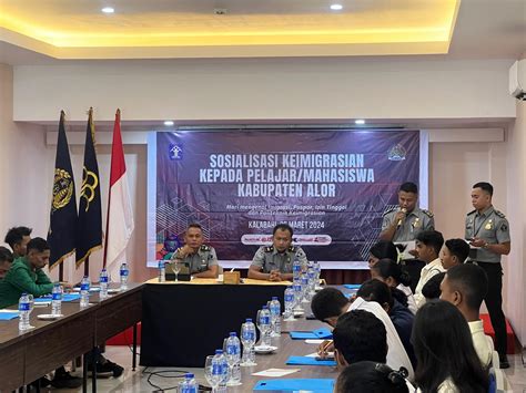 Imigrasi Kupang Sosialisasi Kebijakan Dan Layanan Keimigrasian Bagi