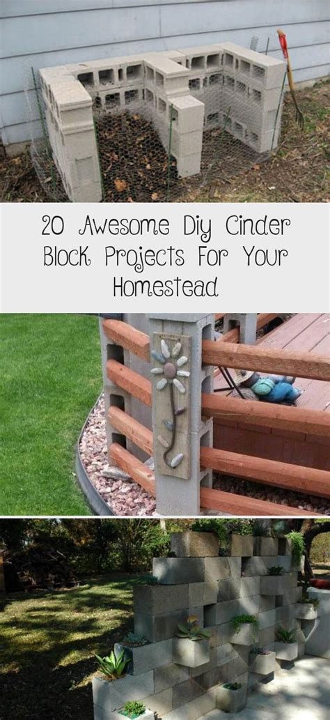 20 Awesome Diy Cinder Block Projects For Your Homestead Pinokyo Gartenlove