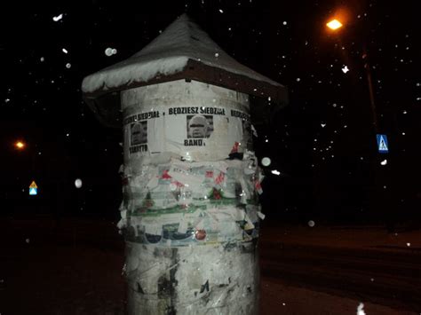 Będziesz siedział bandyto Skandaliczne plakaty w Giżycku