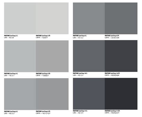 Grey Colour Pantone 70 Photo