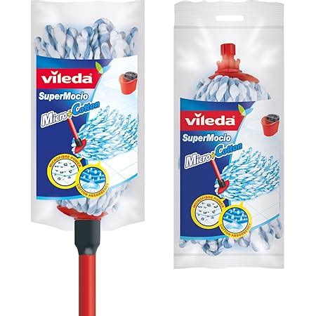 Vileda SuperMocio 3Action XL Compact Floor Mop With Extra Head