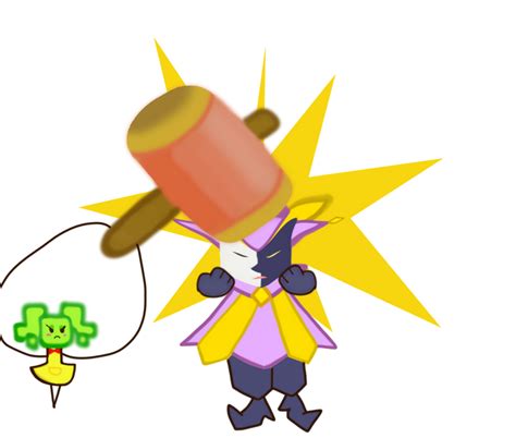 Dimentio Gets Bonked By Efka09 On Deviantart