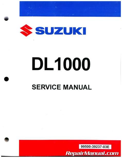 Suzuki DL1000 V Strom Motorcycle Service Manual 2002 2012