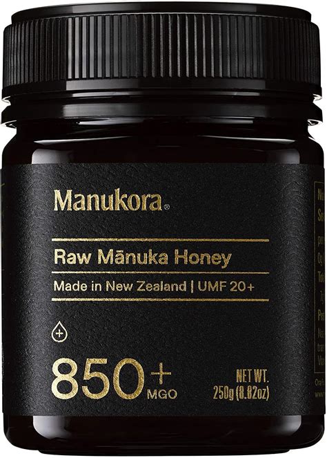 Manukora UMF 20 MGO 850 Raw Mānuka Honey 250g 8 8oz Authentic Non