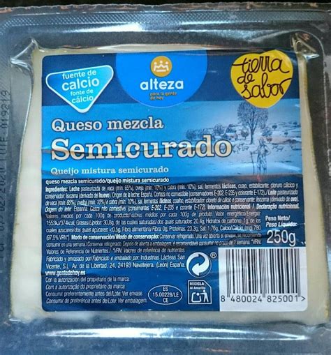 Queso Mezcla Semicurado Alteza